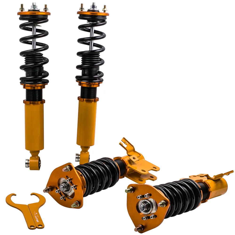 Coiloverer Coilovers амортизаторы регулируемая высота для 89-94 Nissan Silva 240SX CA18DE/CA18DET/SR20DE/SR20DE S13 180SX купе
