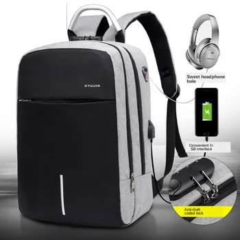 

2020 Men Backpack Weekend TSA Travel Backpack Men Water Repellent Laptop Backpack Computer Back Pack Anti-theft Bagpack
