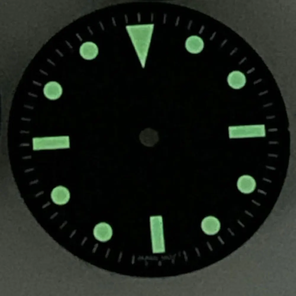 36 8215-Uhrwerk Uhrzeiger Grüne leuchtende Drei-Zeiger-Nadeln für das NH35 