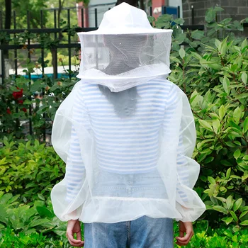 

Beginner Protective Clothing Beekeeping Suit Home Nylon Mesh Detachable Unisex Beekeeper Veil Cap Anti Bee Insect Feeding