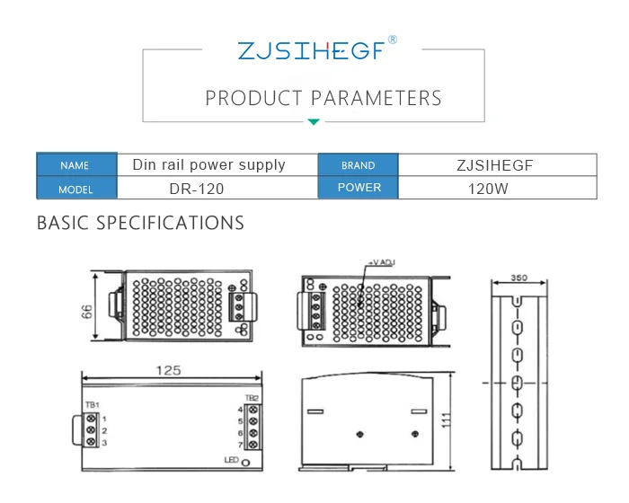 110 v/220 v ac к dc DR-75-24 75W 24V 3.2A din-рейка блок питания с SMPS UPS 12V 6.25A 48V 1.6A