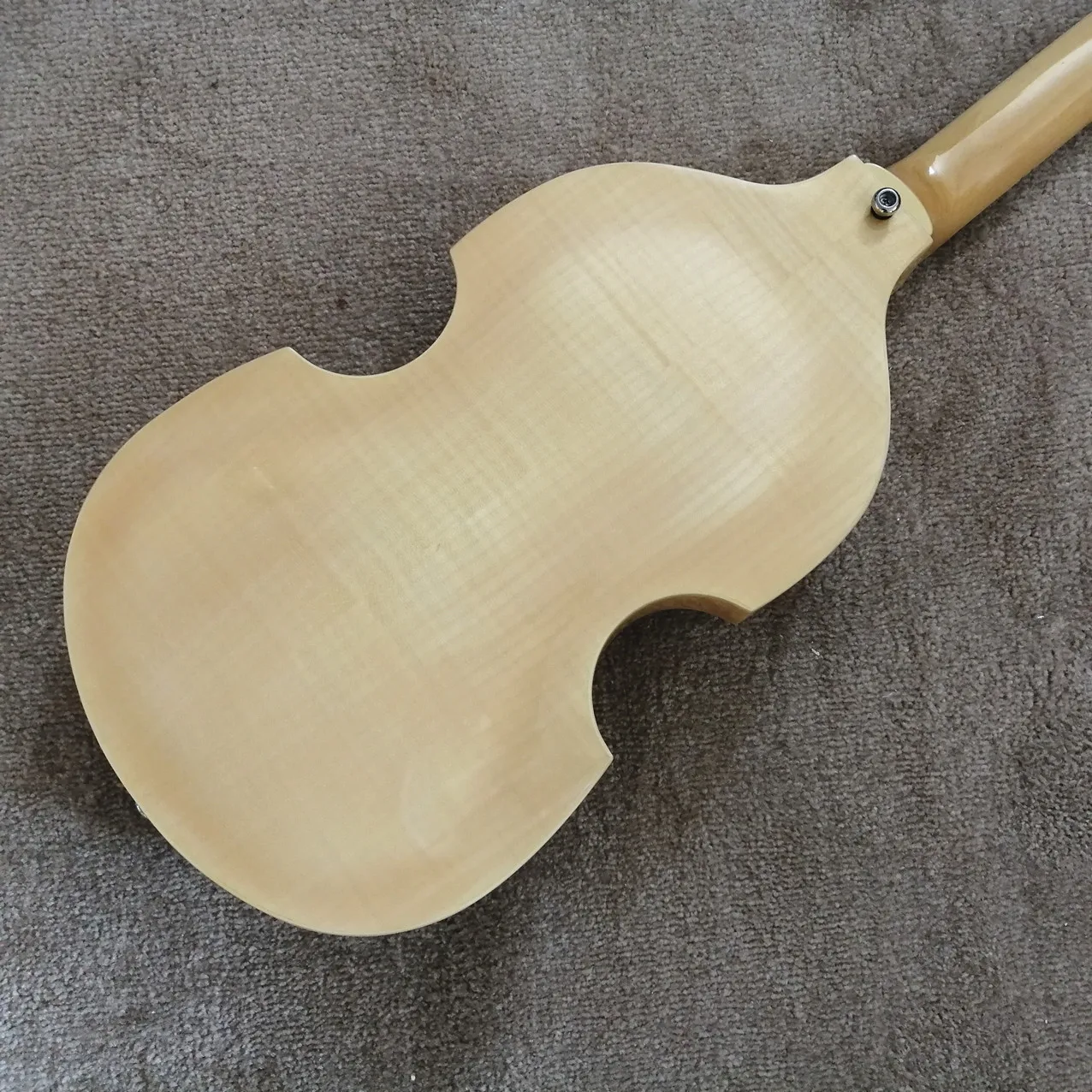 Horfner Violin 4 Strings Bass Guitar Natural Wood Color Tiger Flame Body Free Shipping Guitar Aliexpress
