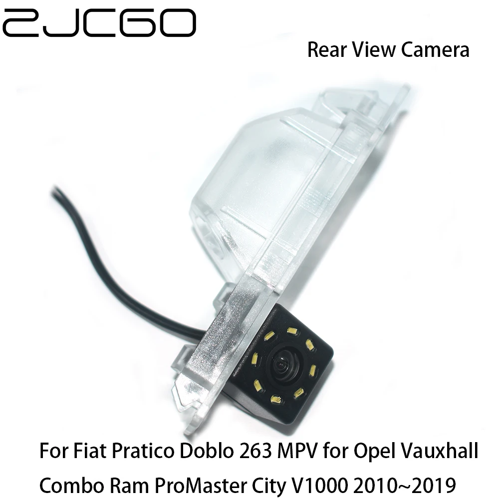 

ZJCGO Car Rear View Reverse Back Up Parking Camera for Fiat Pratico Doblo 263 for Opel Vauxhall Combo Ram ProMaster City V1000