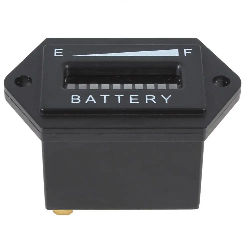 Светодиодный Батарея индикатор заряда измеритель авто Батарея Ёмкость Тестер 12/24V 36V 48V