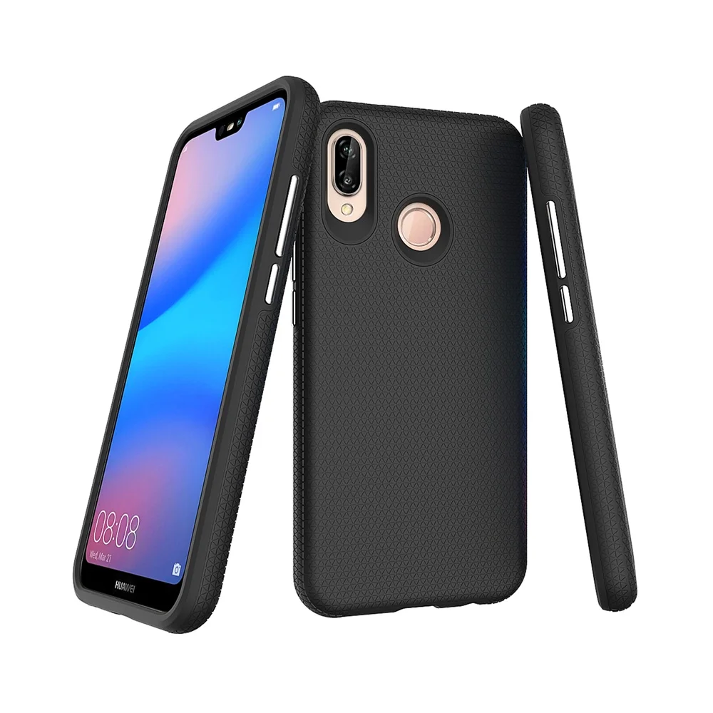 Противоударный чехол для телефона huawei P20 Lite(Nova 3E) 2 в 1 защита от падения задняя крышка
