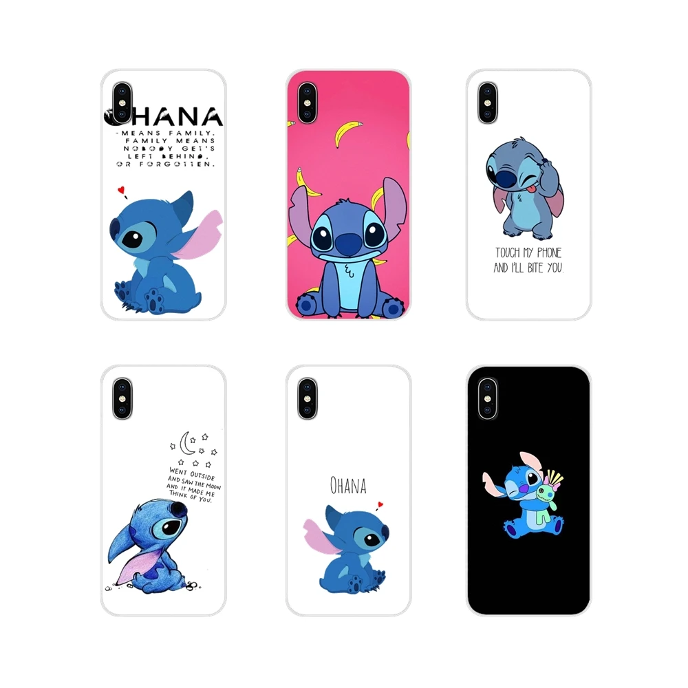 

cartoon Lilo Stitch Accessories Phone Cases Covers For Huawei Mate Honor 4C 5C 5X 6X 7 7A 7C 8 9 10 8C 8X 20 Lite Pro