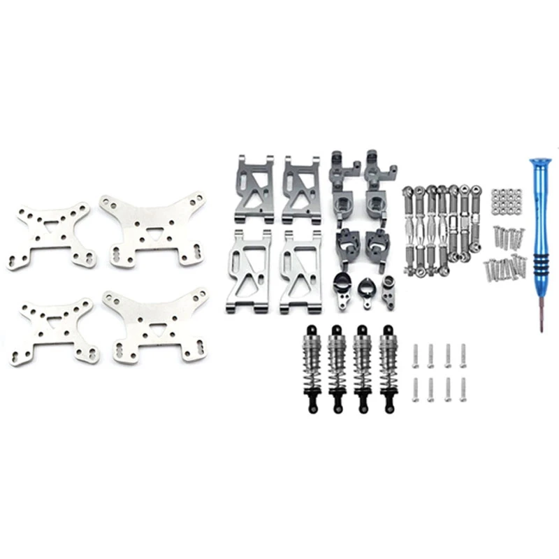 2 шт. Передняя задняя амортизирующая башня доска для WLtoys 144001 1/14 4WD и 1 комплект
