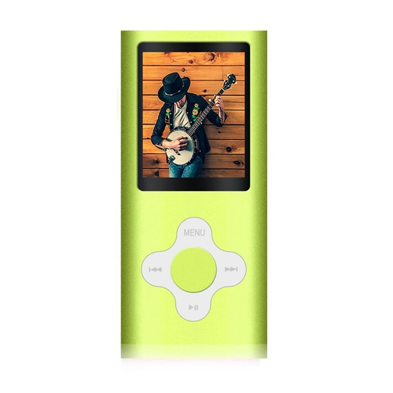 Stylish Mp3/Mp4 Player With A 16Gb Micro-Sd Card,Support Photo Viewer,Mini Usb Port 1.8 Lcd,Digital Music Player,Media Player,Mp
