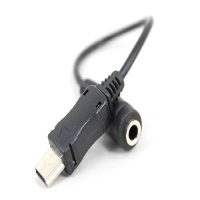 Горячая Распродажа мини-usb штекер 3,5 мм разъем Женский аудио кабель Шнур для Motorola V3 аудио кабель Шнур адаптер
