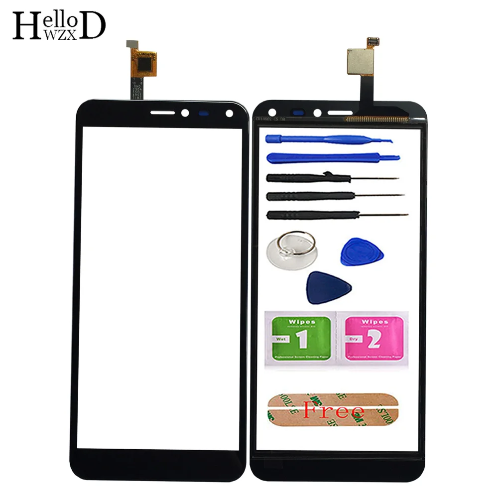 

Mobile Touch Screen Frong Glass For Vsmart BEE Digitizer Panel Lens Sensor TouchScreen Tools 3M Glue