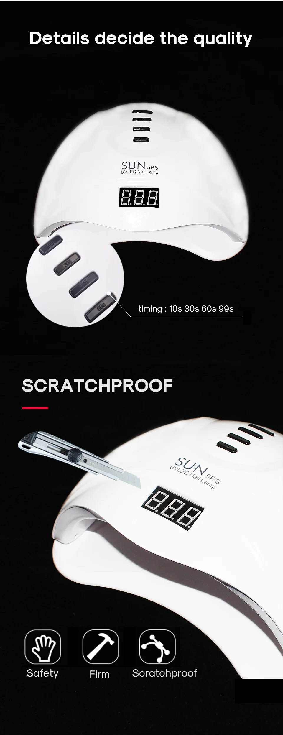 Secador de Unhas Lâmpada para Manicure Conduziu a Lâmpada para Gel Lâmpada de Secagem para uv para Unhas Leds Profissional Poderosa Polonês Lâmpada de Secagem para 24 52w 7 Secadores de unhas