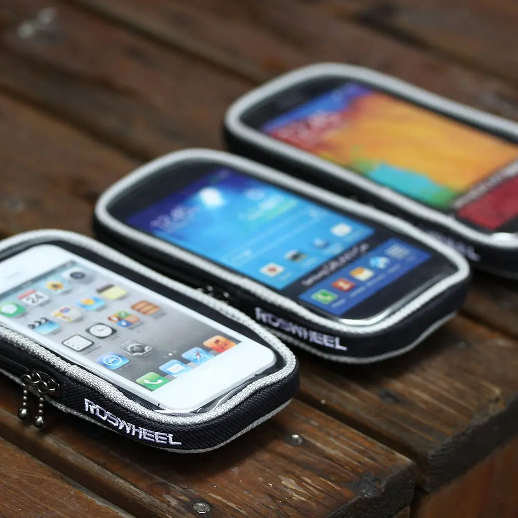 Bike Touch screen bag Mobile Phone Holder Stand Motorcycle Handlebar Mount Bag bicycling equipment Mount Holder