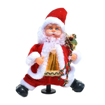 

Music Spinning Old Man Santa Claus Music Doll Can Turn Around And Stay Cute Electric Santa Claus Children's Toy Christmas Gift