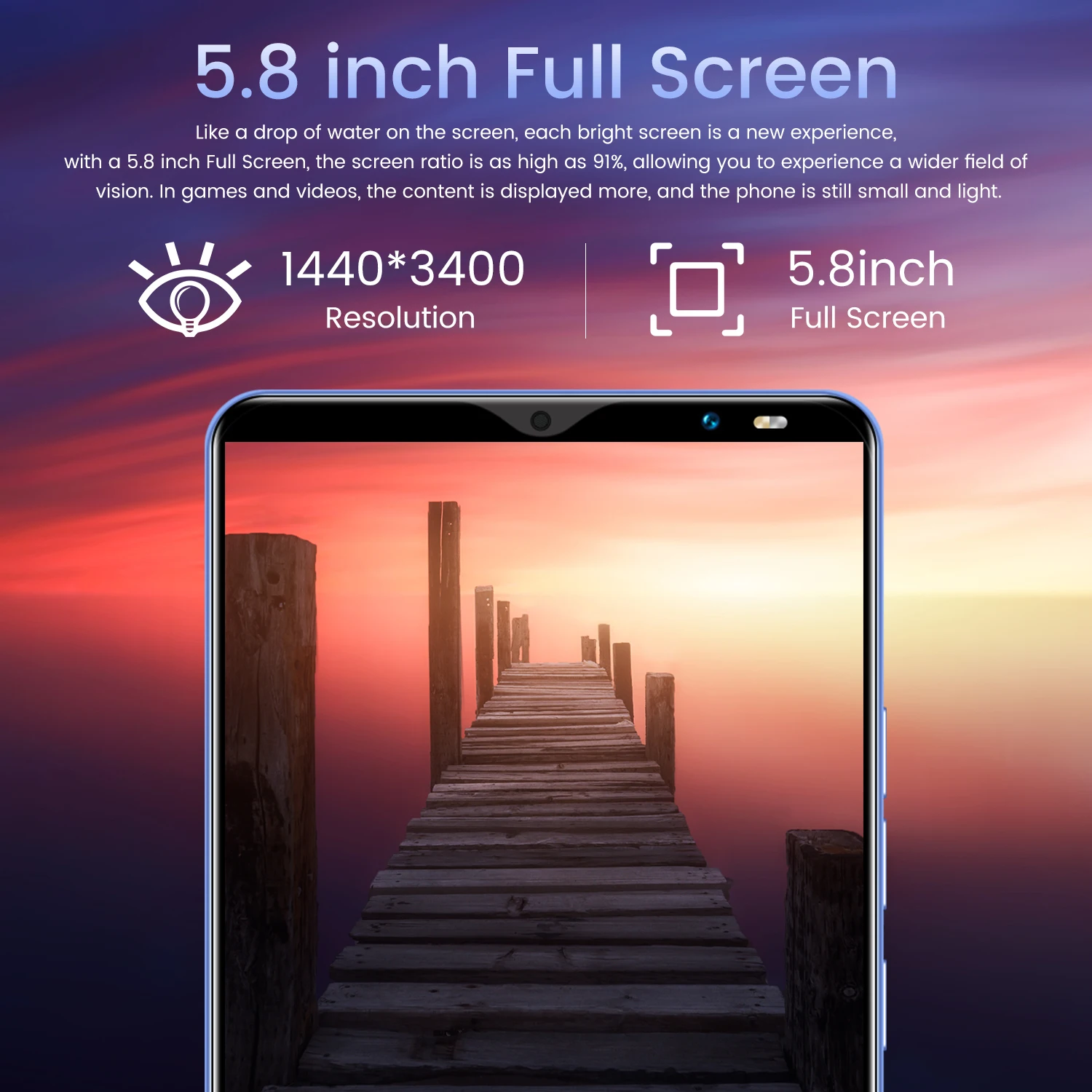 New S21U 5.8 Inch HD Screen 512MB RAM 4GB ROM