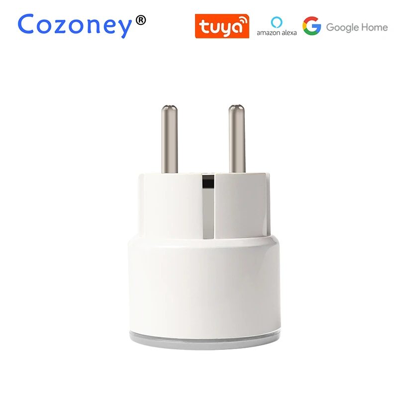 

Tuya Smart Power Plug 2.4GHz WiFi Plug Outlet Power Switch Socket with Amazon Alexa Google Home Automation Remote Control