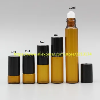 

wholesale 1ml 2ml 3ml 5ml 10ml roll-on bottle, mini sample perfume essential oil deodorization Aromatherapy Refillable Bottle