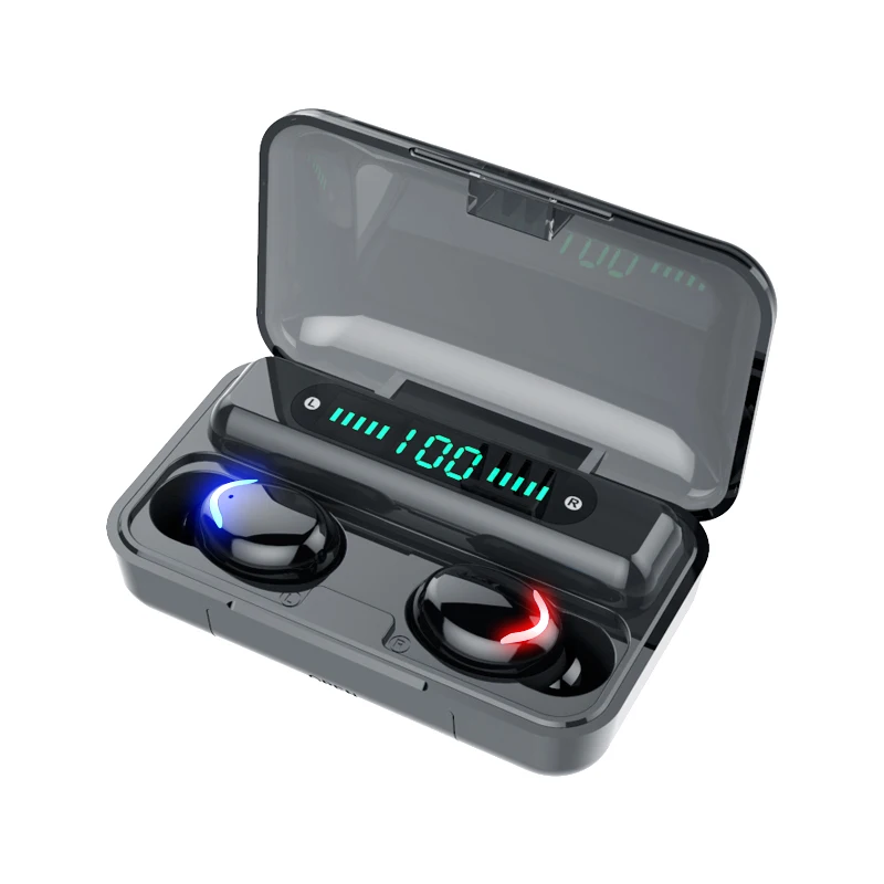 EWA Bluetooth Earphones F9 TWS Earphones Touch Control Auto Boot Headphone with Mic Noice Cancelling Sport Earbuds
