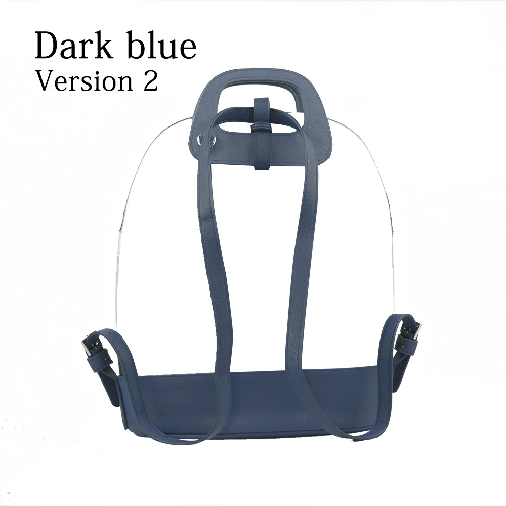 D пряжка продолговатая ручка тонкий из искусственной кожи Регулируемый ремень нижний Рюкзак Набор для Obag '50 O сумка - Цвет: dark blue