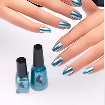 

No Need To Light Fast Dry High Gloss Easy To Apply Metallic Color Mirror Nail Polish Environmental Protection Nail Polish