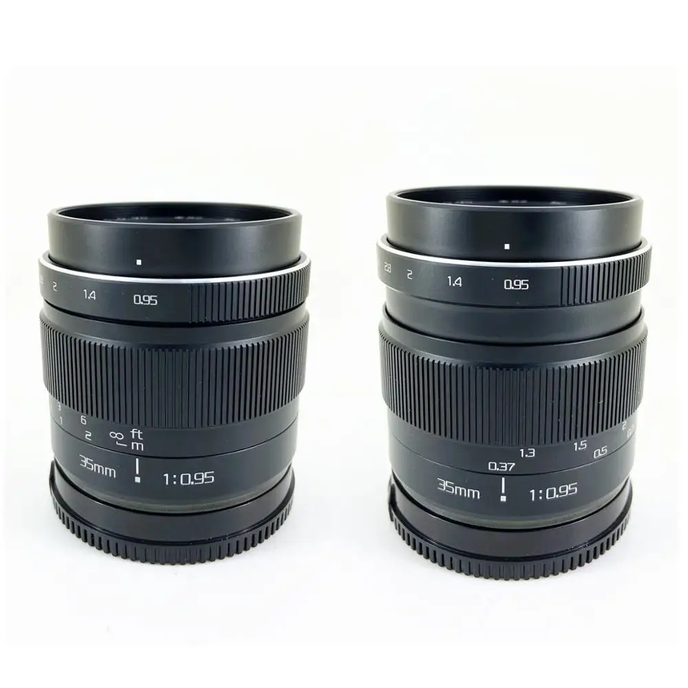 35 мм F0.95 ручное е крепление M43 MFT Fuji X стандартное Крепление объектива для камеры Sony