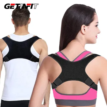 

Getinfit Posture Corrector Spine Back Shoulder Support Corrector Band Adjustable Brace Correction Humpback Back Pain Relief