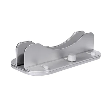 

New Adjustable Vertical Laptop Stand For Pro/Air,Dell Xps/Hp Aluminum Desktop Space-Saving Stand