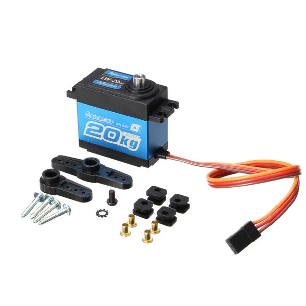 

Power HD LW-20MG Waterproof Digital Servo For 1/10 1/8 RC Car RC Model JR/futaba Compatible