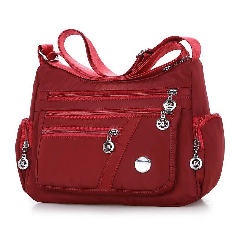 Womens lederen handtas multi-pocket crossbody tas waterdichte hobo Womens lederen handtas multi-pocket crossbody tas waterdichte hobo