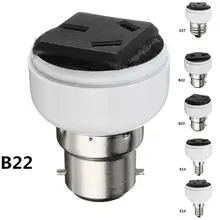 

E27 Lamp Light Socket White Lighting Holder Female Sockets Power Supply Convert To US Female EU Power V Lamp Holder Power Supply