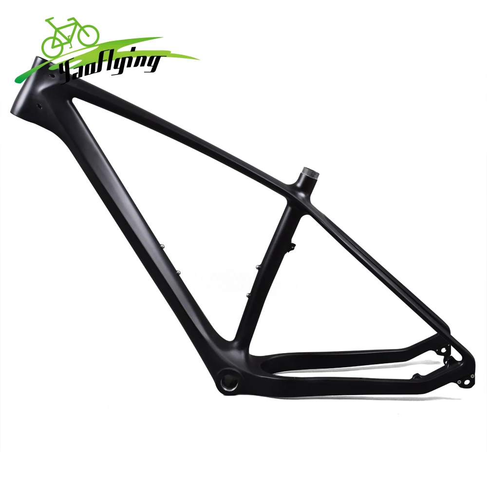 Top carbon mtb bike frame UD black carbon fat bike frame 26er 16/18/20inch BSA 197*12mm thru axle framework carbon mtb frame 3