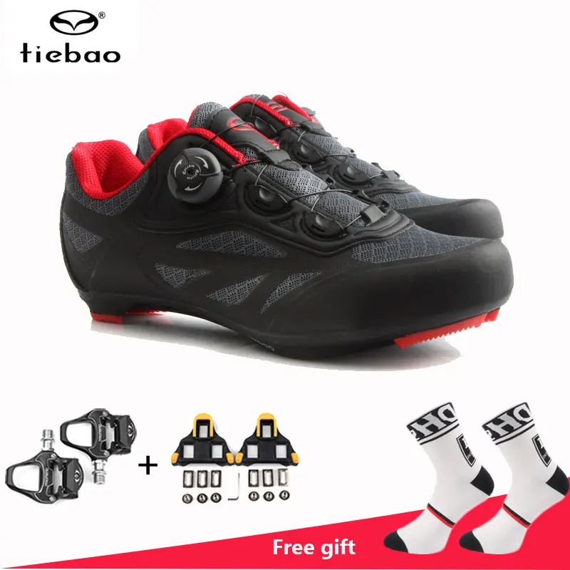 

Tiebao New Road Cycling Shoes Self-Locking Ultralight Breathable Shoes bike shoes Professional Bicycle Racing Athletic Sneaker
