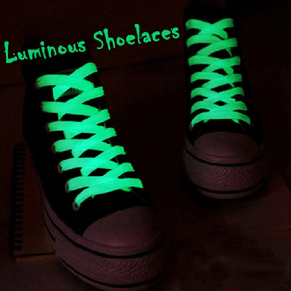1 Pair Flat Reflective Runner Shoe Laces Safety Luminous Glowing Shoelaces Unisex for Sport Basketball Canvas Shoes 1 Pair Flat Reflective Runner Shoe Laces Safety Luminous Glowing Shoelaces Unisex for Sport Basketball Canvas Shoes