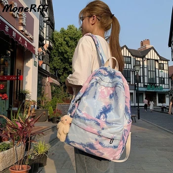 

2020 Backpack Women Backpack mixed Color Women Shoulder Bag Fashion School Bag For Teenage Girl Children Backpacks Travel Bag