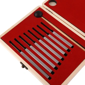 

8Pcs/set Aluminum Musical Tuning Fork Alloy Instrument for Healing Sound Vibration Therapy Medical Tools