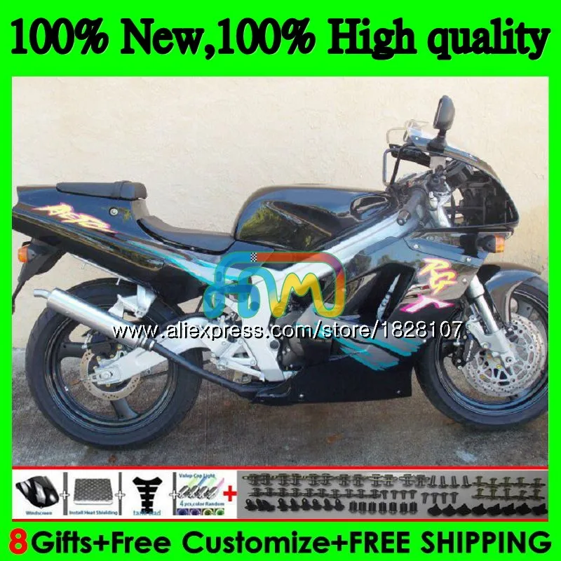 Корпус для SUZUKI каф черный SAPC VJ21 RGV250 88 89 90 91 65BS. 185 RGVT250 VJ 21 RGV-250 VJ22 RGV 250 1988 1989 1990 1991 обтекатель