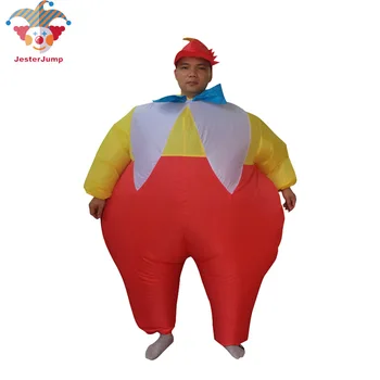 

Inflatable Dumm Dee Costume For Adult Fat Brother Inflatable Full Body Suit Halloween Walking Cosplay Party Fancy Dress Costume