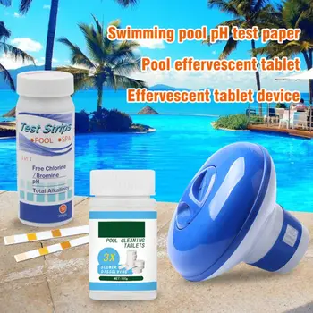 

Swimming Pool Chlorine Dispenser Plus Tablets Chlorine Tablets For Pool 875F