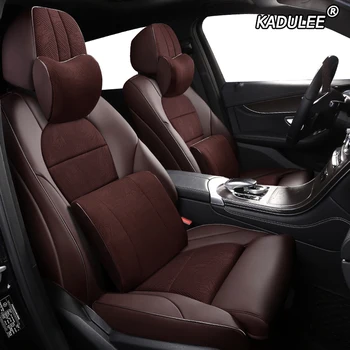 

KADULEE Make Custom Cloth car seat covers For Acura MDX RDX ILX CDX TLX-L RL TL Automobiles Seat Covers car seats protector