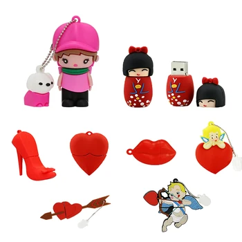 

Personalized Pendrive 256 gb Love USB memoria Flash Drive 4GB 8GB 16 32 128 gb 256GB Pen drive Stick For Girlfriend Women Gift