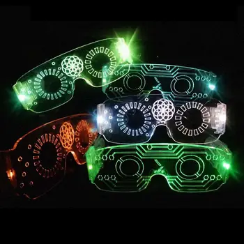 

Luminous Goggles Futuristic Technology Glasses Are Suitable For Performance Props Of KTV Stage In Disco Music Festival Bar