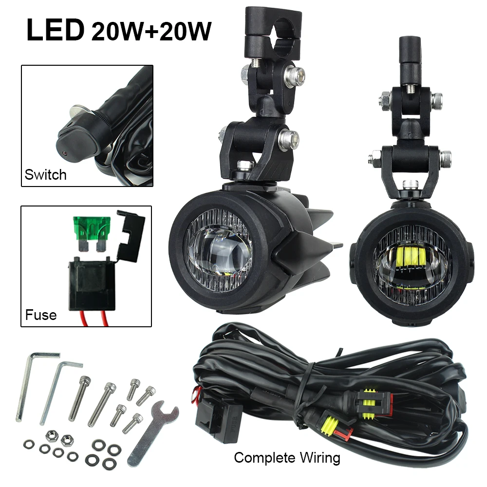 Яркая Обновленная Противотуманная Фара Для Мотоцикла BMW R1200GS F800GS F700GS F650 K1600 40 Вт