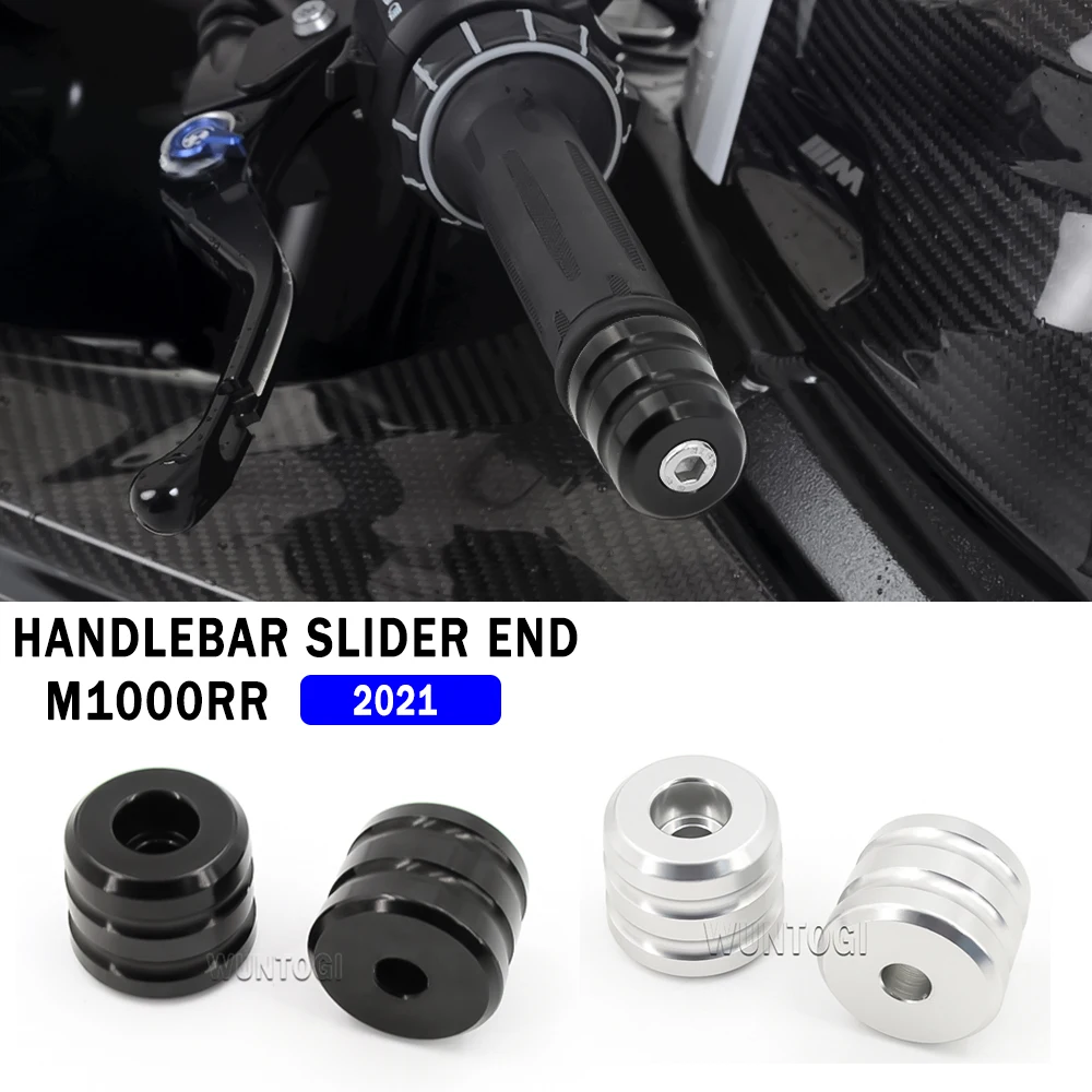 

2021 New Motorcycles M1000RR Handlebar Grips Plug Slider Handle Bar Ends For BMW M 1000RR Plug Slider Counterweight Cover