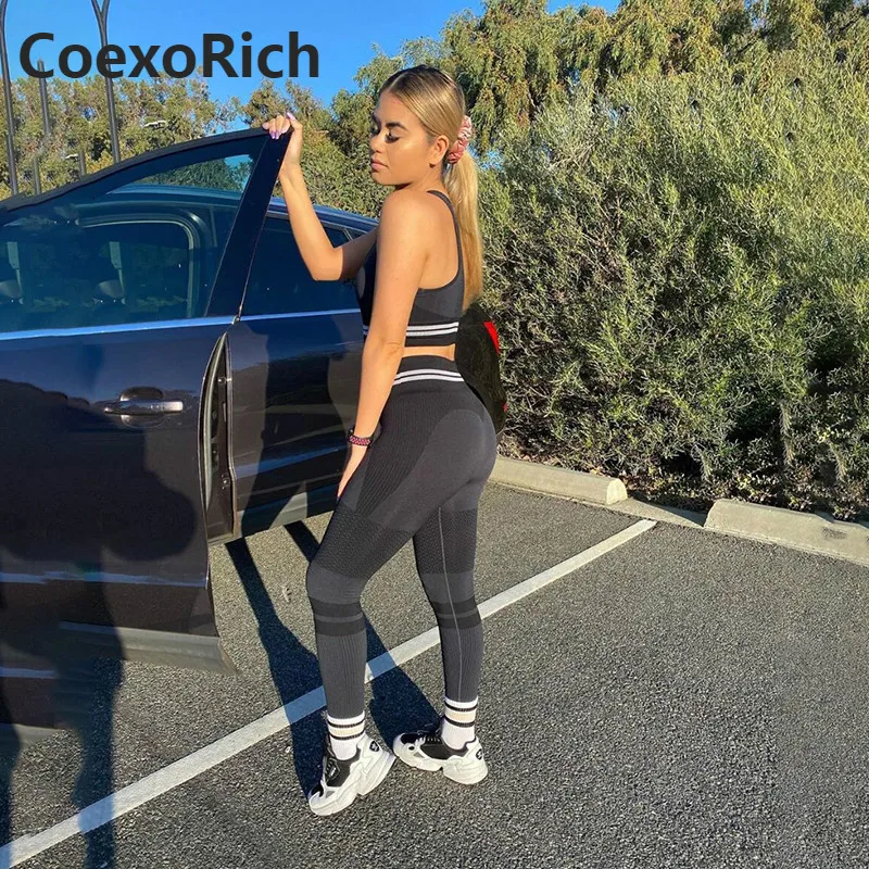 Спортивные бюстгальтеры комплект для йоги женская спортивная одежда спортивный