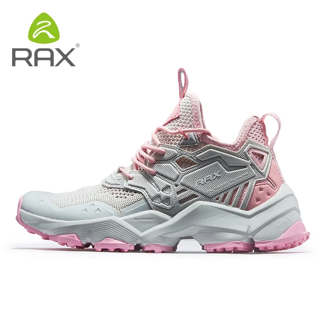 RAX Running Shoes Men&Women Outdoor Sport Shoes Breathable Lightweight Sneakers Air Mesh Upper Anti-slip Natural Rubber Outsole 5