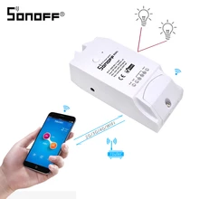 SONOFF Dual 2CH Wireless Smart Switch WiFi Switch Light 220V DIY Timing Smart Home modulo relè 15A per Google Home Alexa
