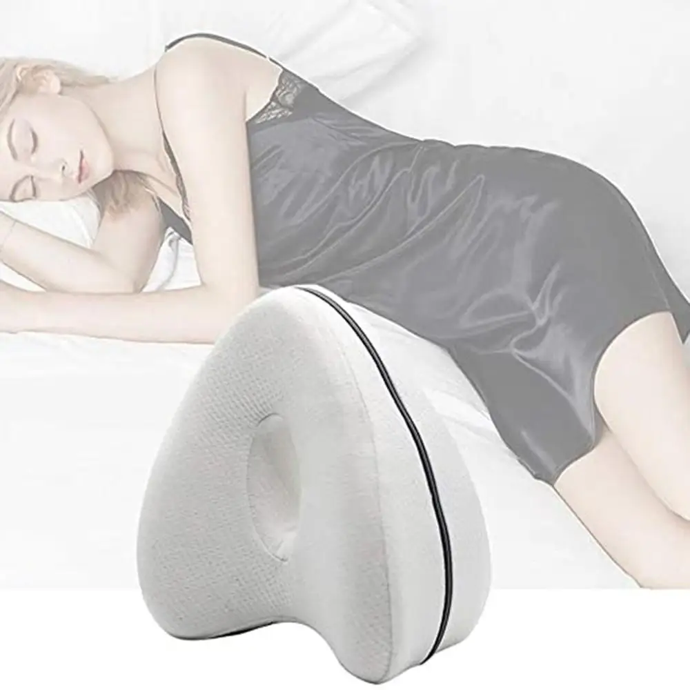 Orthopedic Pillow for Sleeping Memory Foam Leg Positioner Maternity Pillow Knee Support Cushion Home Sciatica Relief Back