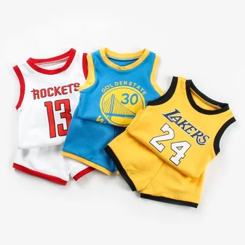 

Summer Children Print Vest Tops+Shorts Costume Set Baby Boys Casual Sports Sleeveless Letters Set