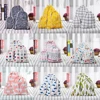Cotton Linen Drawstring Bag Fabric Pouch Cute Cartoon Print Kids Travel Cloth Shoes Storage Bag Makeup Case Christmas Gift Bag 1