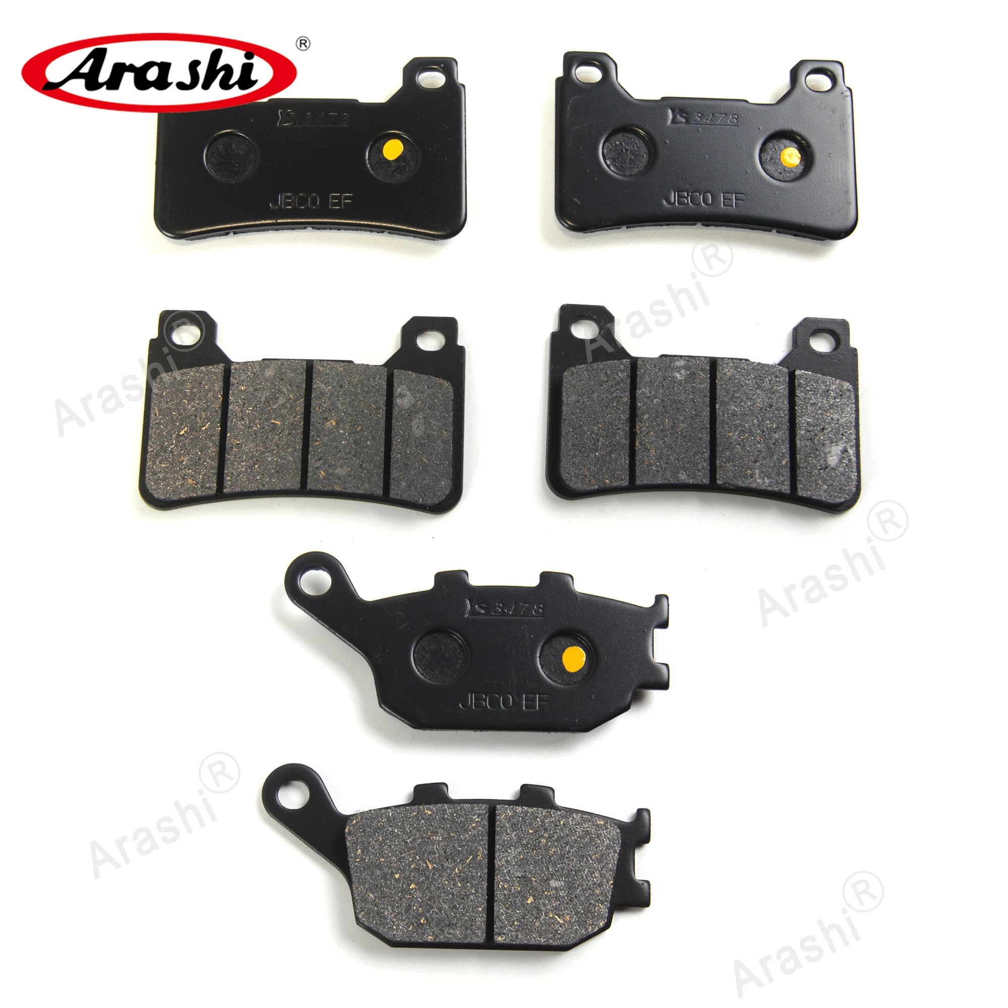 Передние и задние тормозные колодки Arashi для HONDA CBR1000RR Fireblade 2004 2005 мотоциклетные