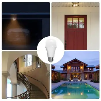 

Auto Sensitive Light White E27 Smart LED Lamp Bulb Professional Radar Detecting Lamp Bulb Energy-saving Restroom Stairs Bulb